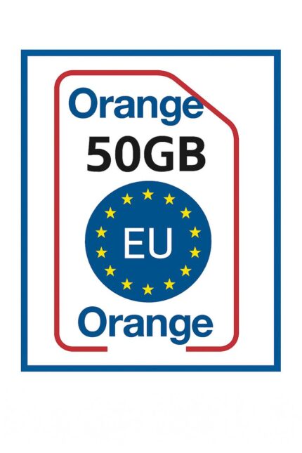 Cим карта Orange 50gb интернет в роуминге