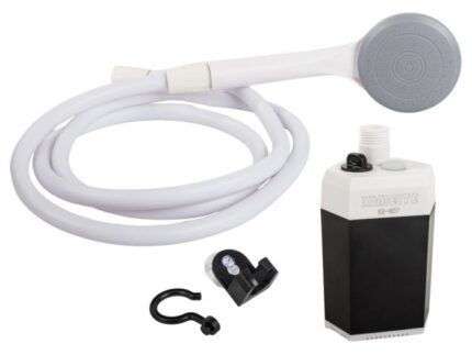 Туристический электрический душ 12V с погружным насосом.