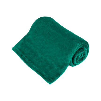 Флисовый плед 150×200 см — зелёный